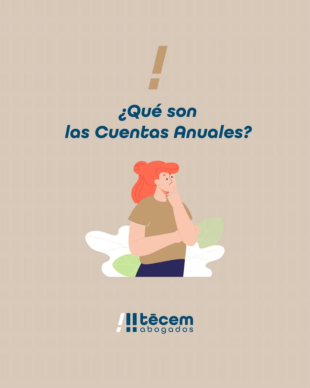 Infografía de Tecem Abogados explicando qué son las cuentas anuales
