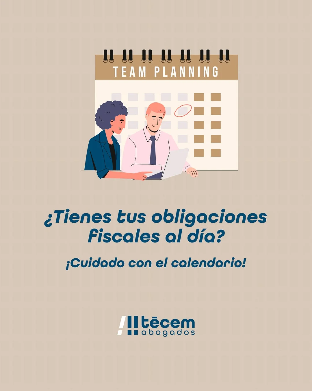 Calendario y revisión de obligaciones fiscales en Tecem Abogados Málaga