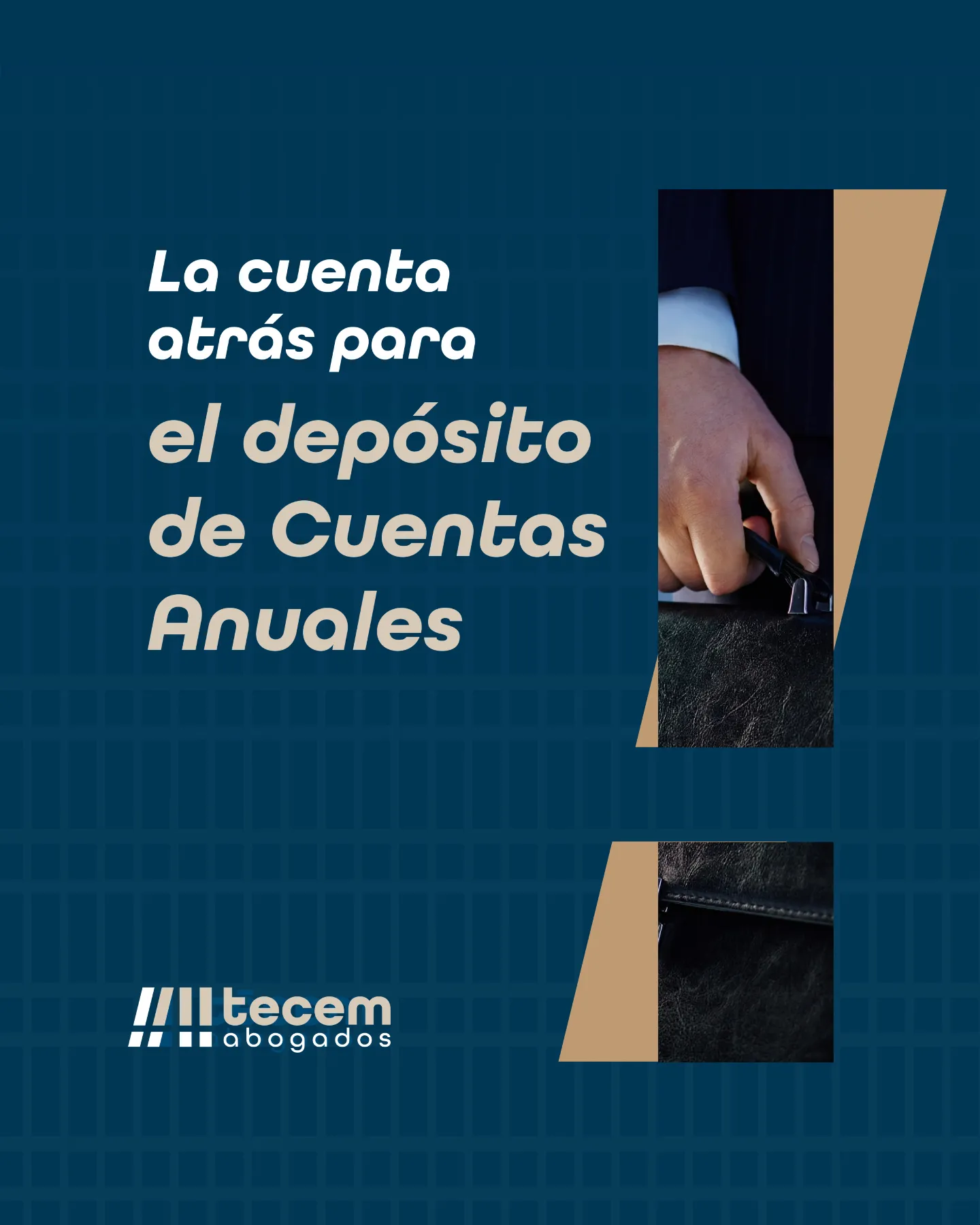 Portada de Tecem Abogados sobre la cuenta atrás y el plazo del depósito de cuentas anuales