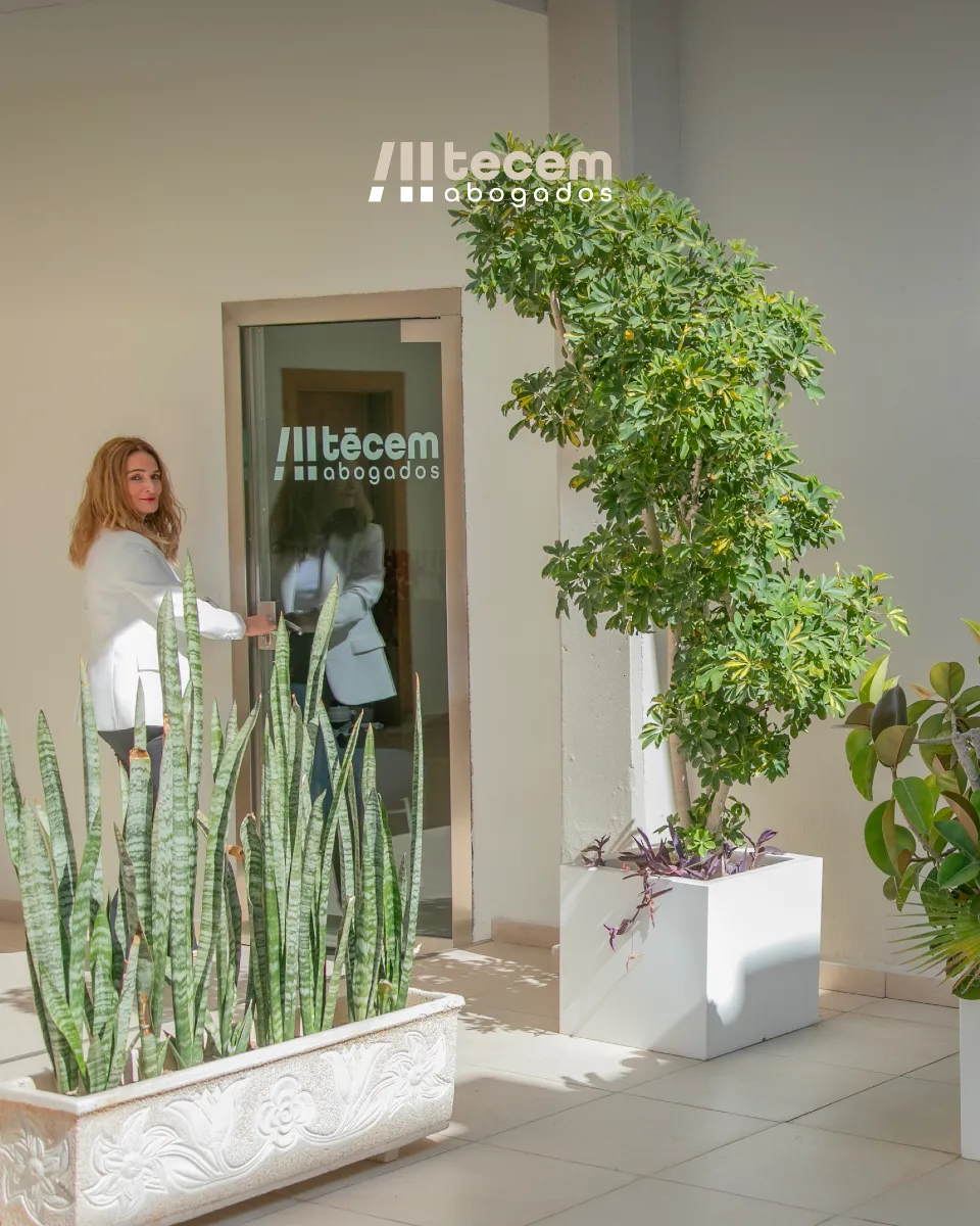 Entrada de las oficinas de Tecem Abogados en Málaga, despacho con 30 años de experiencia en el plazo del depósito de cuentas